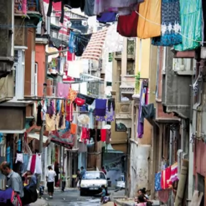 İstanbul Tarlabaşı Bölgesinde Ustalar