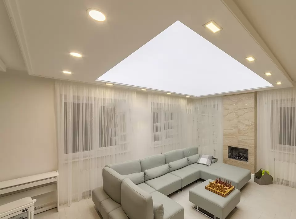 antre ve koridor gergi tavan uygulaması